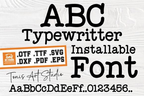 Ab Typewriter Font Collection