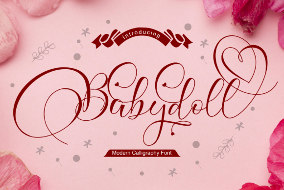 Baby Doll: A Romantic Handwritten Font That Brings Warmth and Elegance to Every Project