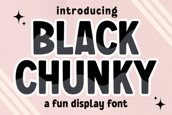 Black Chunky: Playful Authority, Built In