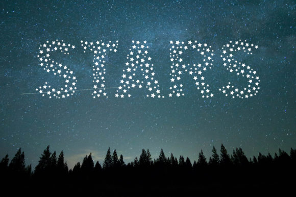 Color Stars: A Dreamy Decorative Font