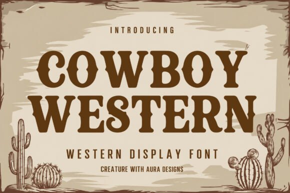 Cowboy Western Font: The Bold, Authentic Choice for Rugged Design