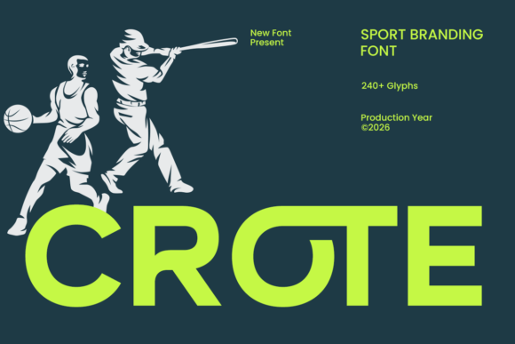 Crote: Bold Athletic Typography for Modern Brands
