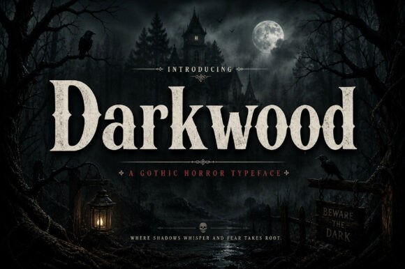 Darkwood: Bold Vintage Display Font