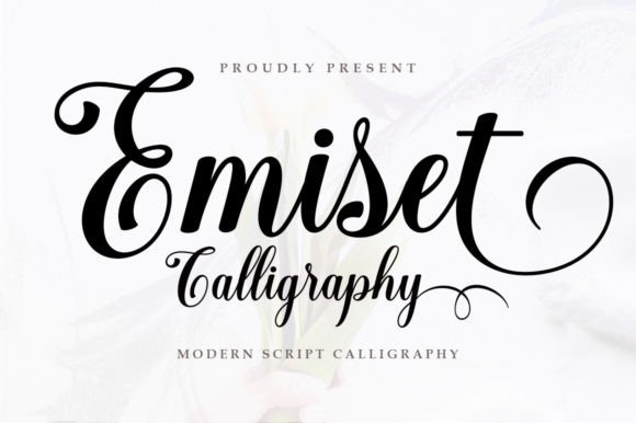 Emiset Calligraphy: Elegant Handwritten Typography