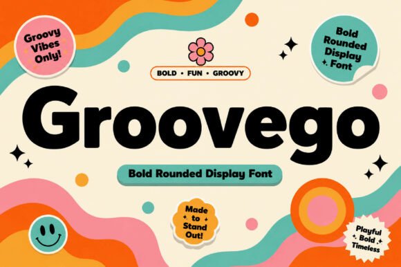 Introducing Groovego: The Bold Display Font with a Groovy Twist
