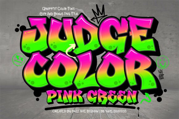 Judge Color Pink Green