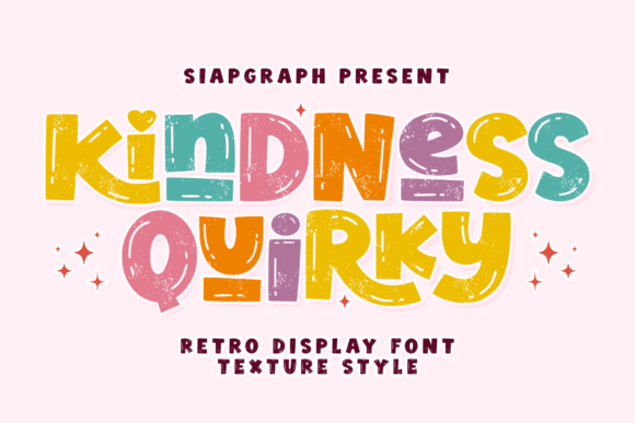 Kindness Quirky Texture: Where Playful Design Meets Heartfelt Expression