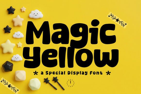 Magic Yellow: A Modern Display Font That Delivers Charm