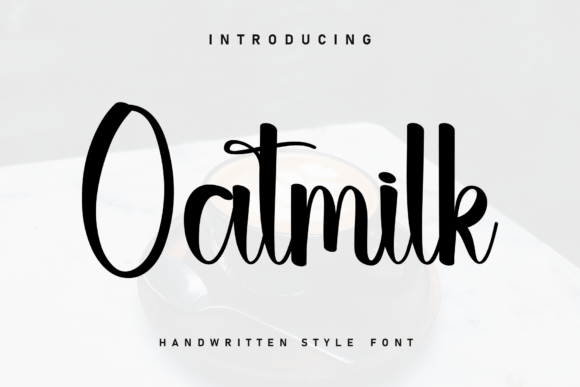 Oatmilk: A Handwritten Font with Heart