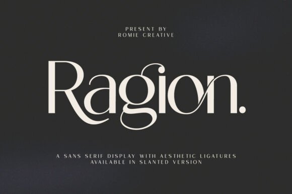 Ragion: The Design-Forward Sans Serif That Redefines Visual Clarity in Brand Communication
