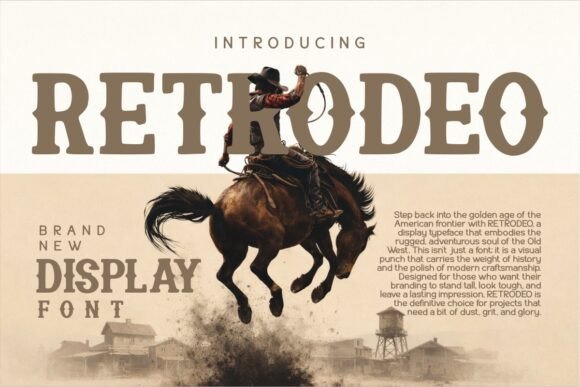 Retrodeo: Bold Western Typography, Reimagined
