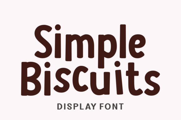 Simple Biscuits: The Cartoon-Style Comic Font That Brings Joy to Design