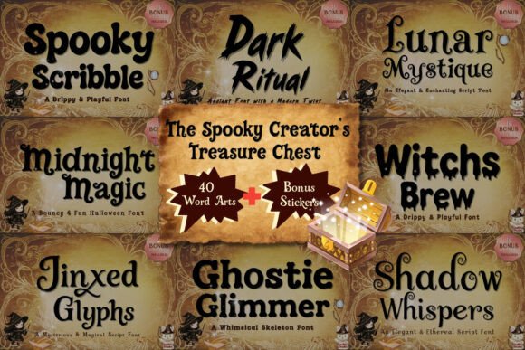 Spooky Creator Treasure Chest Bundle