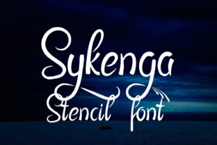 Sykenga: The Stencil Font That Turns Typography Into Statement Art