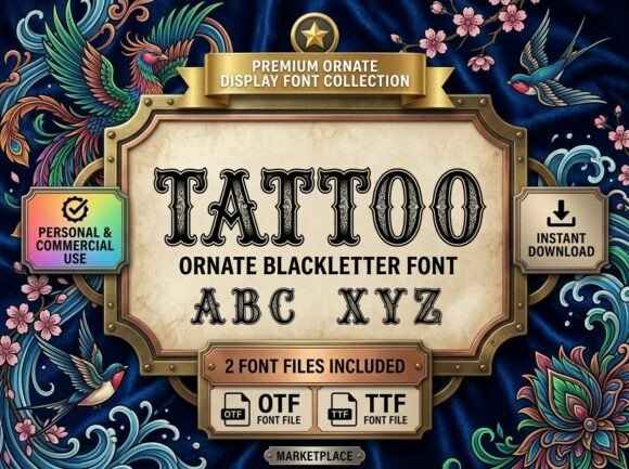 Tattoo: Where Heritage Lettering Meets Contemporary Visual Authority