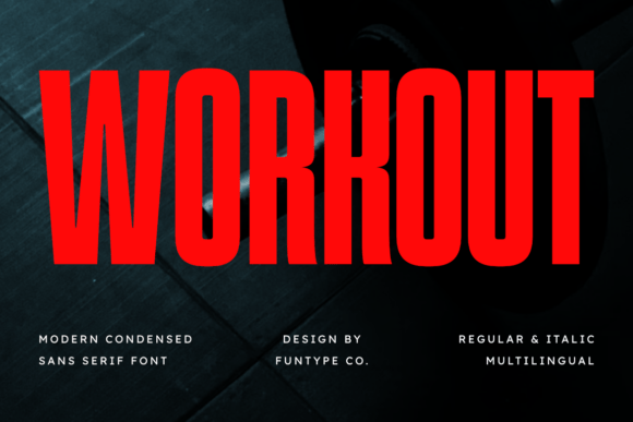 Workout: The Sans Serif Engine Behind High-Impact Visual Communication
