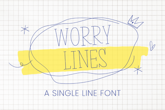 Worry Line: The Quiet Confidence of a Single-Line Serif